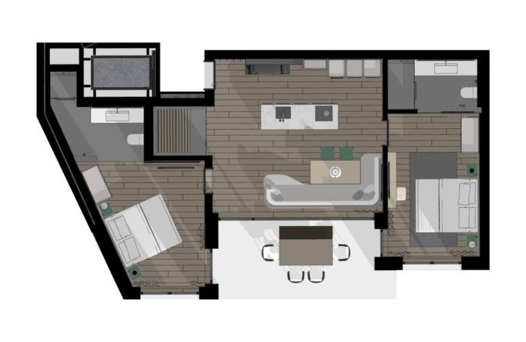 Appartement met Sauna